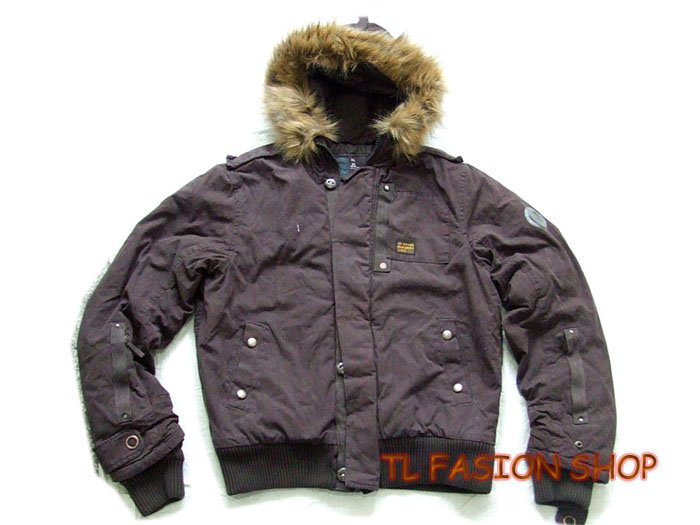 New arrival G-Star raw mans Bomber hooded winter jacket/coat,color purple, #0705