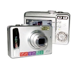 2.5-inch LCD, Optical Zoom, CCD 5.3M Pixels Sensor, SD Slot