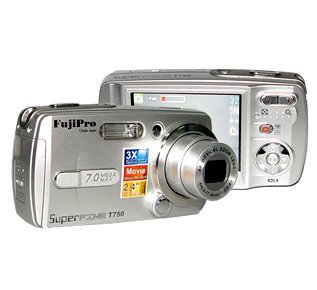 Digital Camera 1/2.5" CCD 7.0M Pixel, Optical Zoom, 2.4-inch LCD