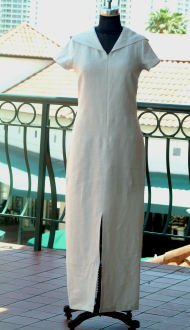 Linen Hooded Dress