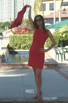 Linen Short Sleevelees Dress