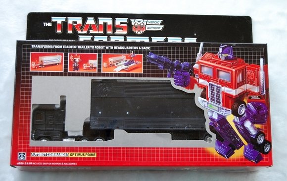 Transformers G1 BLACK OPTIMUS PRIME Reissue KO New H