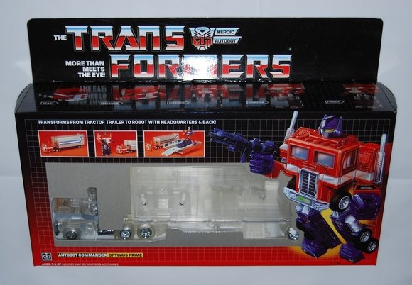 Transformers G1 Clear OPTIMUS PRIME Reissue KO K