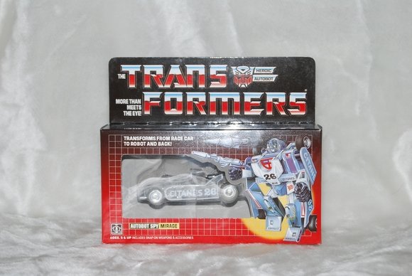 Transformers G1 Clear Mirage Reissue KO Brand New P