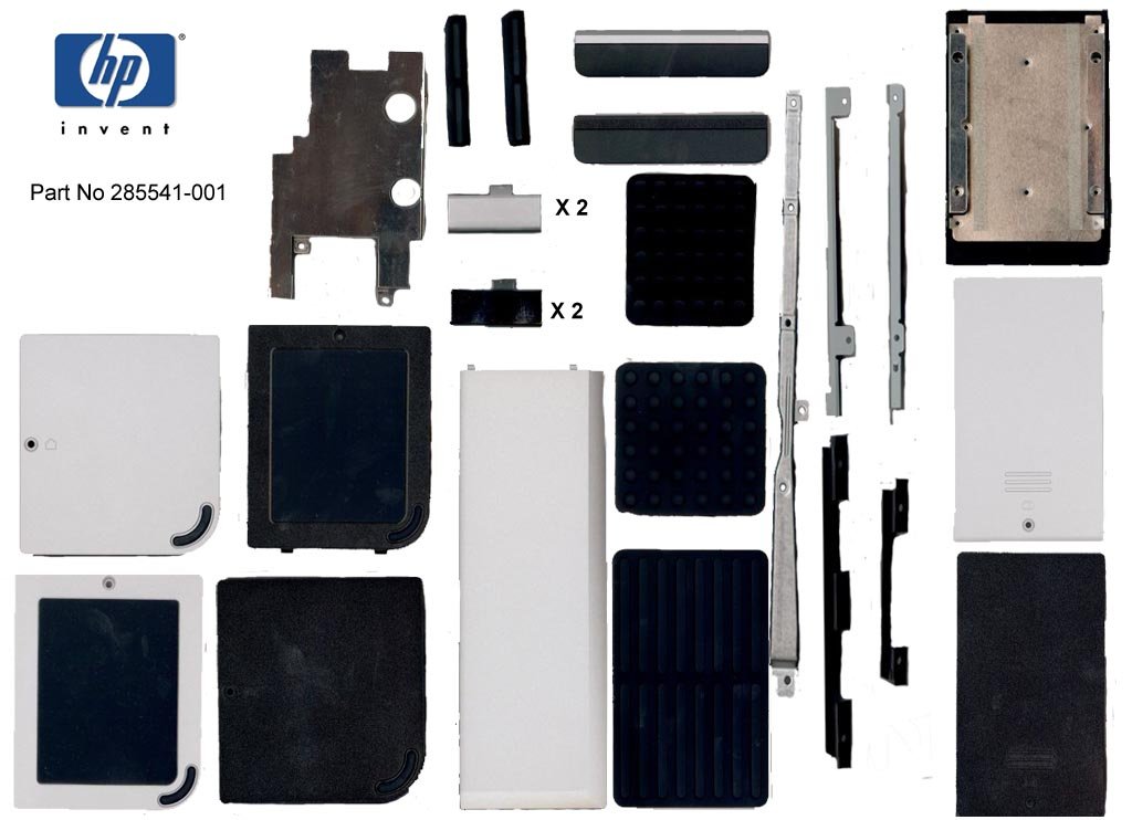 HP Compaq Miscellaneous Kit Plastics & Hardware (Carbon & Silver) - 285541-001