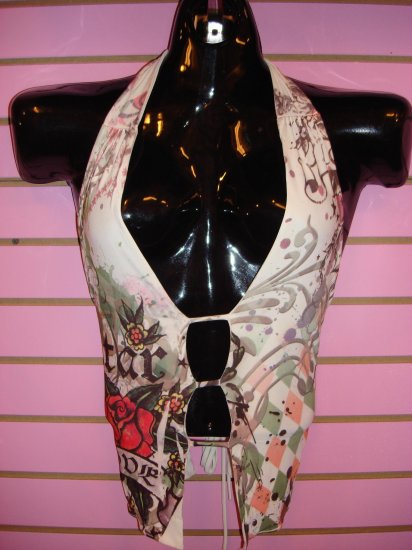 HOT ROSE SUBLIMATION PRINT TOP MED 6 - 8