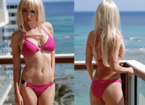 *S* Sexy Brazilian Bikini SET *NWT *SMALL Pink Padded Triangle Swimsuit Swimwear*