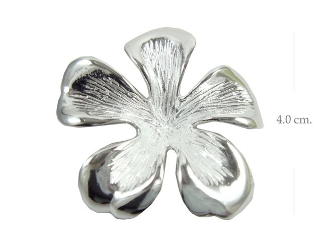 925 Sterling Silver Bali Flower Pendant