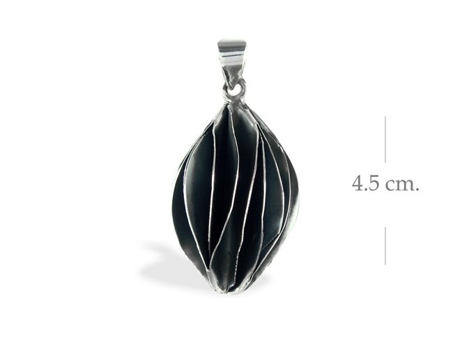 Star Apple Thai Karen Hill Silver Hand Make Pendant