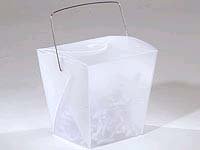 Frosted (White) Take Out Container