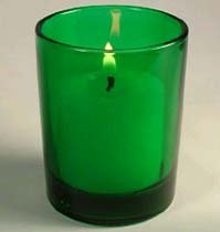 12 pack Green Votive Holders