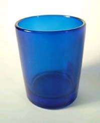 6 pack Blue Votive Holders