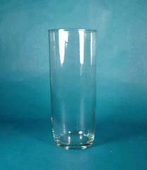 Clear Cylinder Style Vase