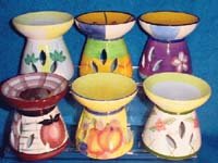 Hand Painted Ceramic Tart Warmer