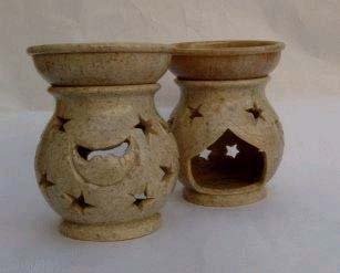Celestial Soapstone Oil Burner