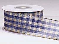 Navy Sheer Gingham (10yards)