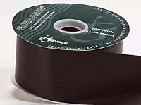 Wide Black Satin (100 yards)