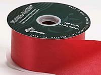 Wide Red Satin (100 yards)