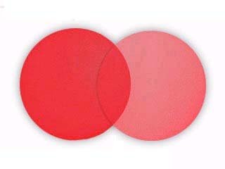 25 Red Tulle Circles