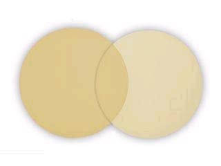 25 Gold Tulle Circles