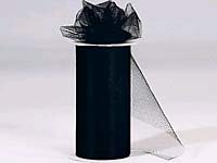 Black Tulle Roll (25 yards)