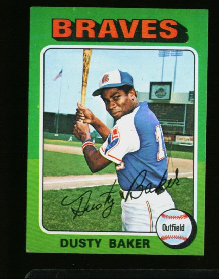 1975 TOPPS MINI #33 DUSTY BAKER BRAVES NM