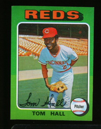 1975 TOPPS MINI #108 TOM HALL REDS NM