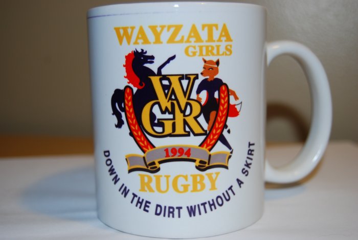 Wayzata Down in the dirt without a skirt 11 oz Ceramic Mug