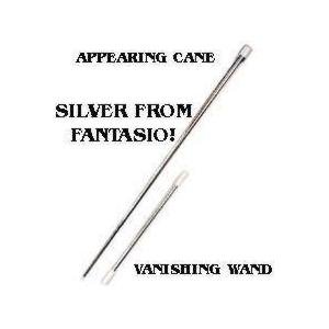 Stage Magic Trick - Appearing Cane ( Metal, black colour)