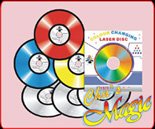 Stage Magic Trick - Laser Disc Colour Changing Records