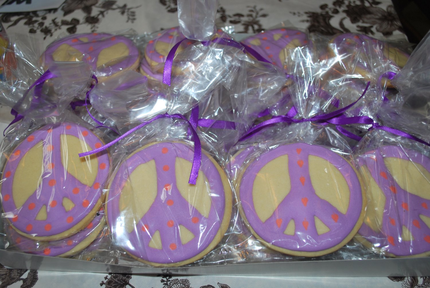Peace Sign Cookies
