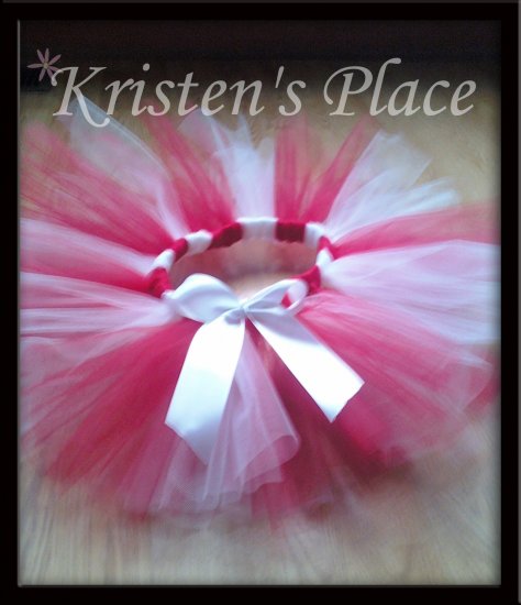 Christmas Tutu - Candy Cane Tutu - Ballerina / Princess - plus FREE Boutique Christmas bow