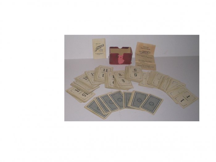 FLINCH CARDS ANTIQUE 1913