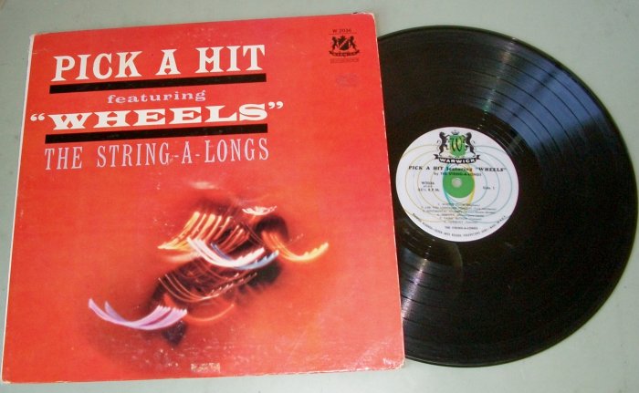 The StringALongs Wheels Pick A Hit WARWICK 2036 LP Record