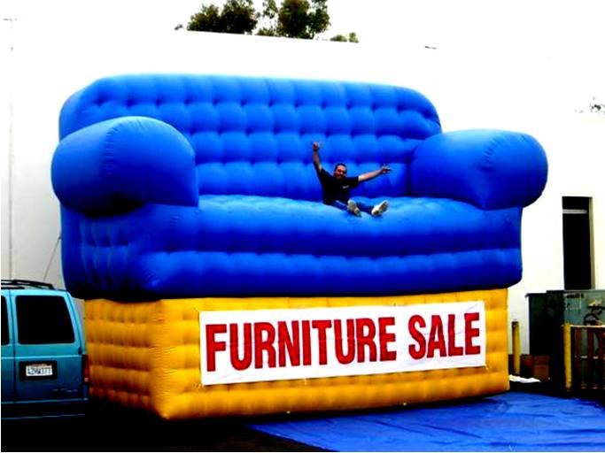 SIGNS FURNITURE DECOR STORES BUSINESS PROPS TRADE SHOWS ADVERTISING INFLATABLE BALLOON NEON