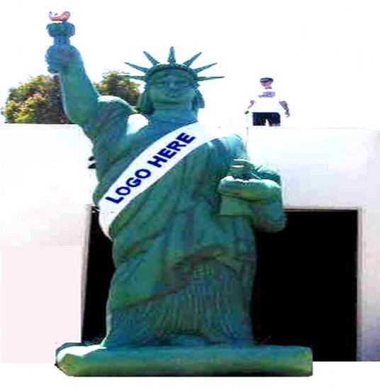 NEW YORK CITY STATUE OF LIBERTY JULY 4TH PATRIOTIC SIGNS BUSINESS ADVERTISING INFLATABLES NEONS