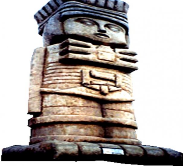 MOVIE FILM INDUSTRY SET PROPS RAINFORESTS AZTEC MAYA INCA INDIANS STONE INFLATABLES STATUES