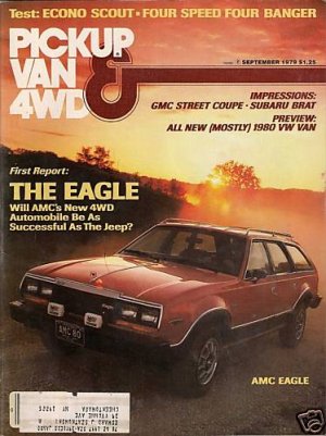 Pickup Van 4WD Magazine September 1979 Brat VW Eagle