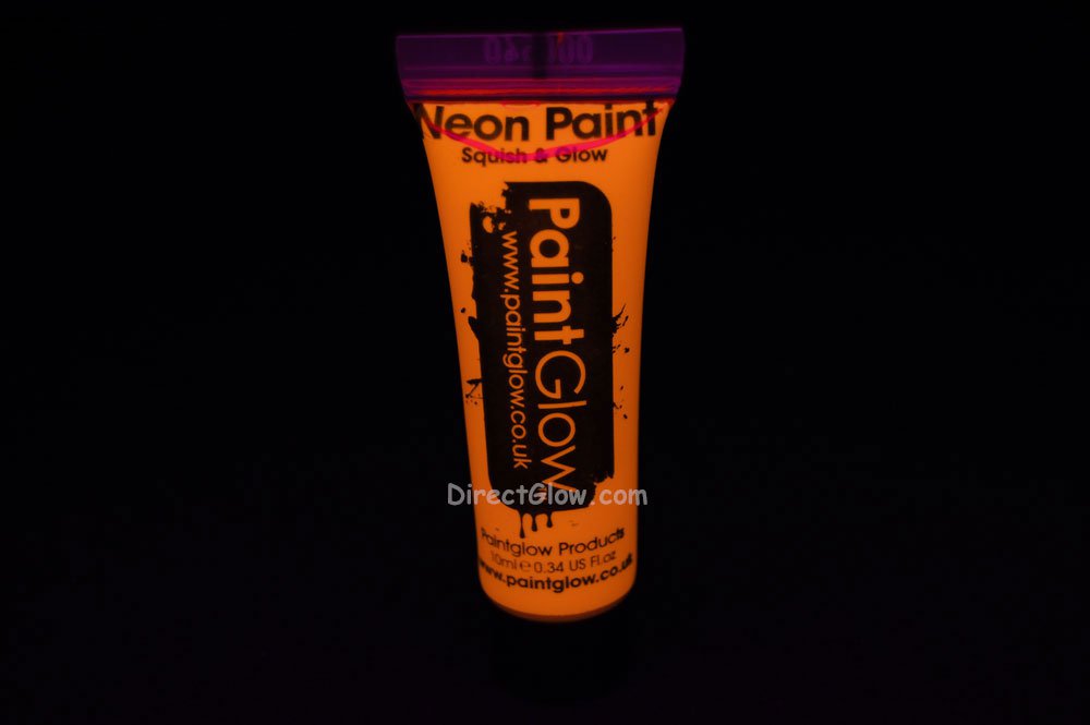 PaintGlow 10ml/.34oz Blacklight Reactive Face and Body Paint- Terracotta