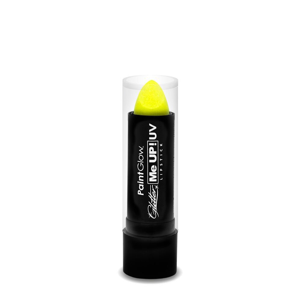 PaintGlow Sherbet Lemon Blacklight Reactive UV Glitter Lipstick