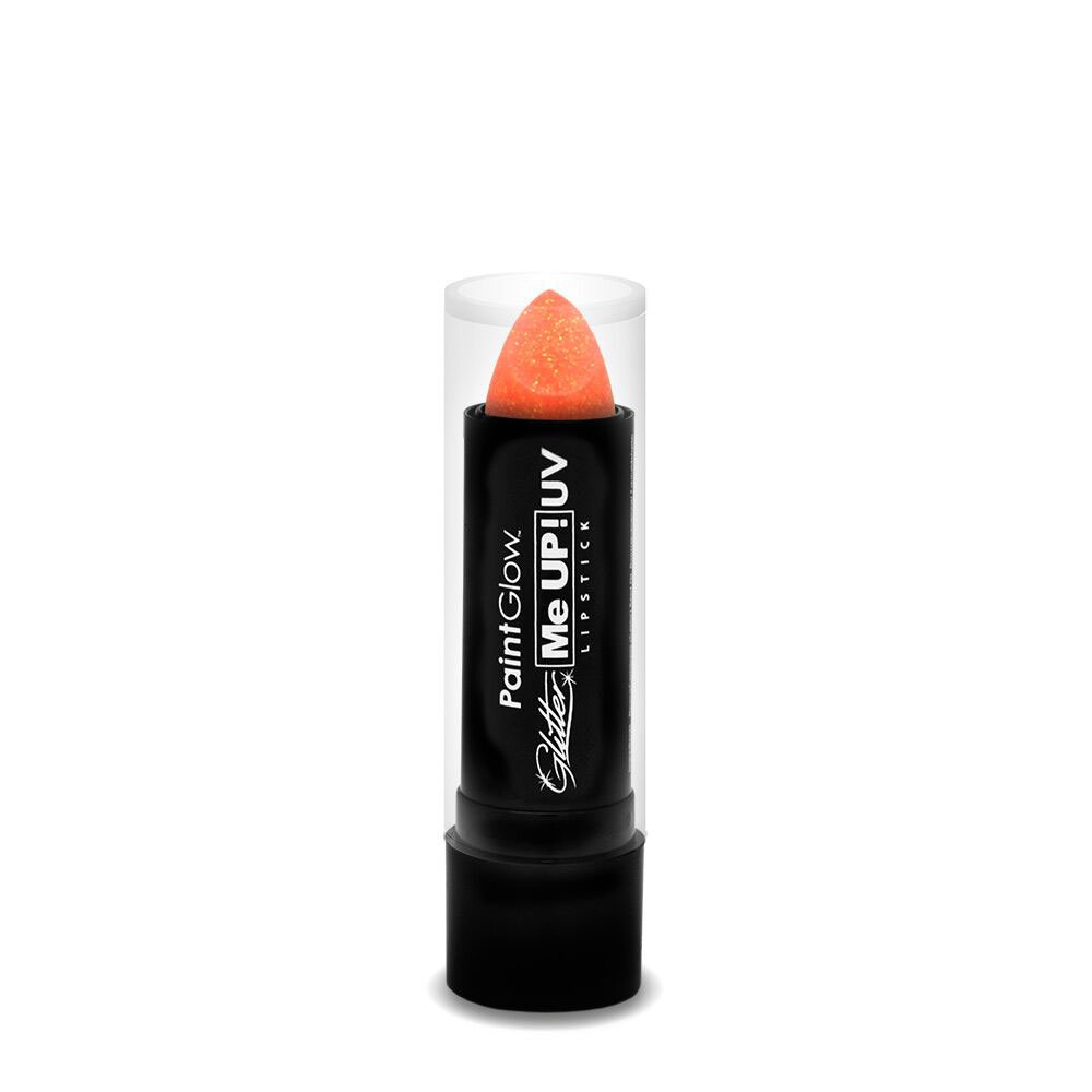 PaintGlow Peach Paradise Blacklight Reactive UV Glitter Lipstick