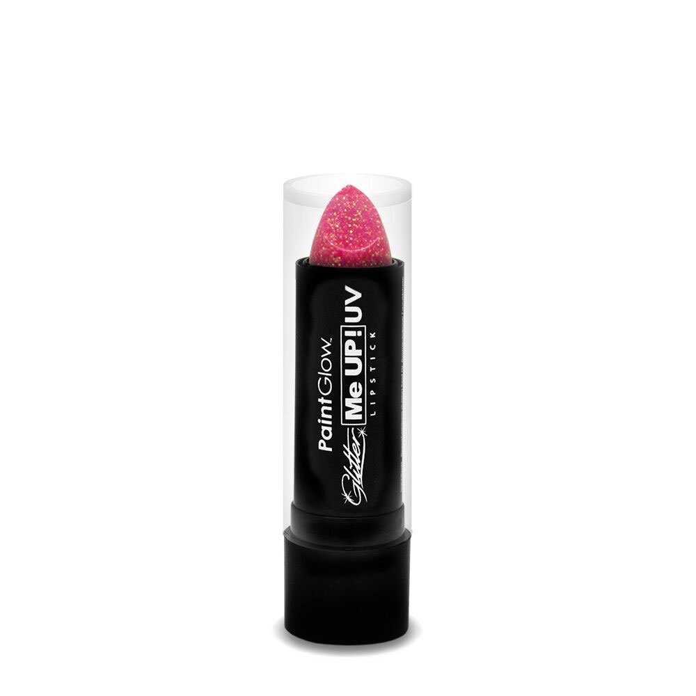 PaintGlow Champagne Pink Blacklight Reactive UV Glitter Lipstick