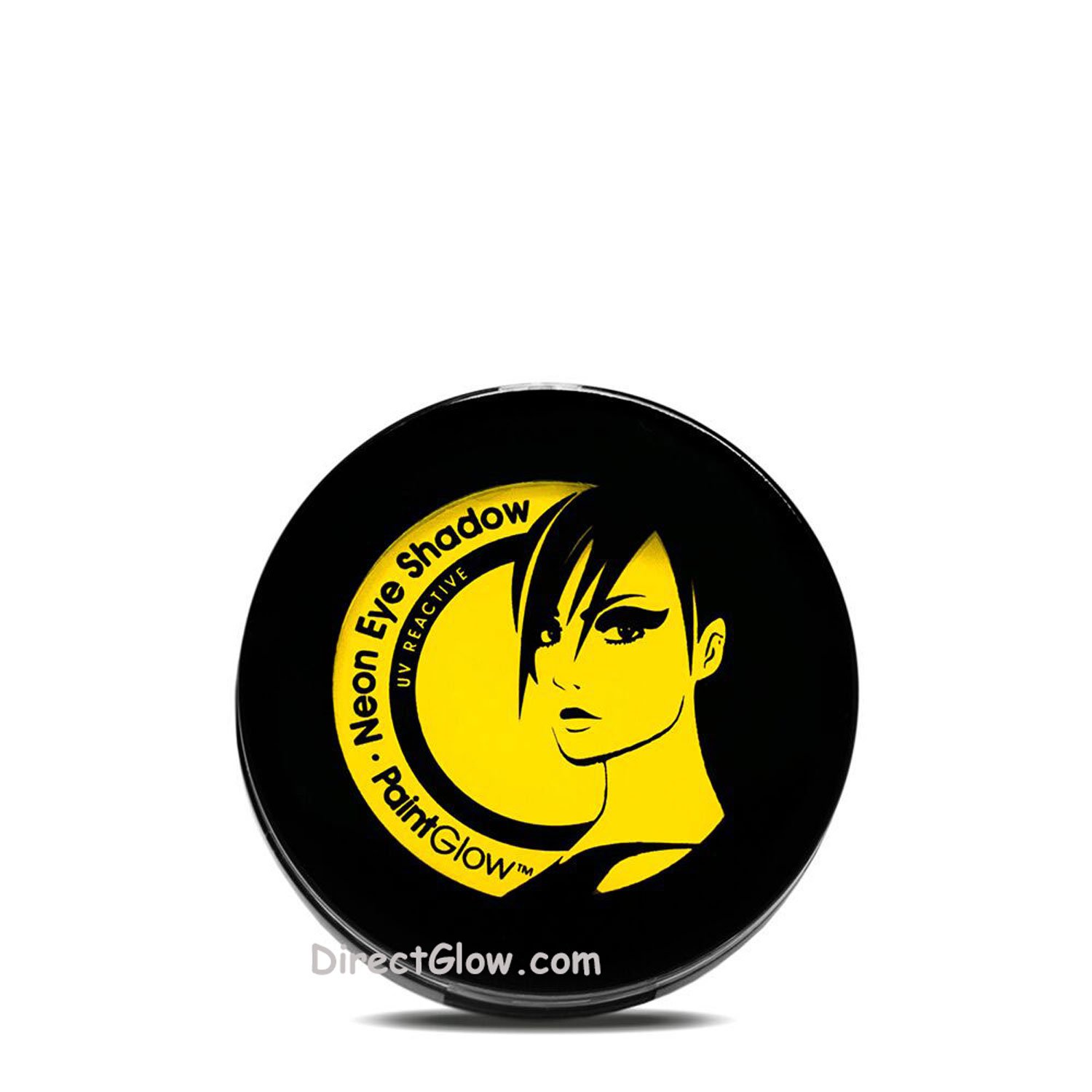 PaintGlow Neon Yellow UV Blacklight Reactive Eye Shadow