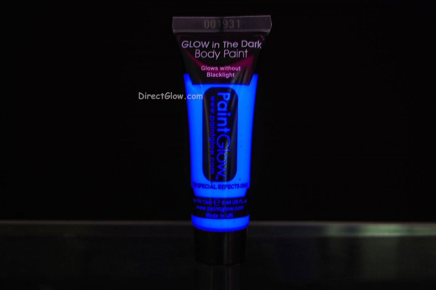 PaintGlow 10ml/.34oz Violet Glow in the Dark Face and Body Paint
