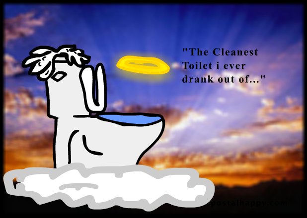 The cleanest toilet