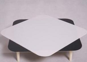 30cm x 30cm Black and White High Gloss Acrylic Backgrounds