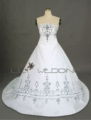 Bridal Dress In Satin - Style LWD0023