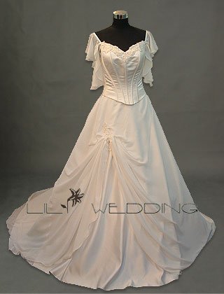 White Bridal Dress - Style LWD0028