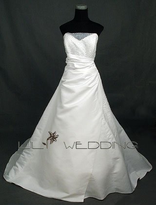 Inexpensive Wedding Gown - Style LWD0044