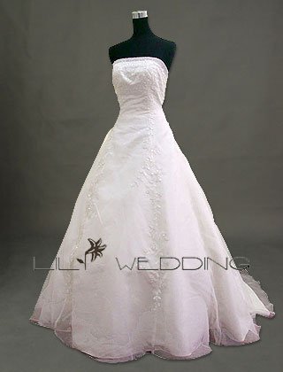 Floor Length Wedding Dress - Style LWD0054